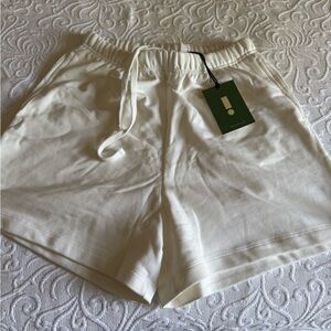 Daily Drills White Classic Sweatshorts